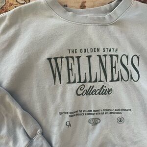 Old Navy Light Blue Tunic Sweatshirt